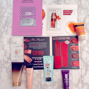 Beauty Haul Estee Lauder Shiseido Clinique Too Faced Clarins Benefit Pore